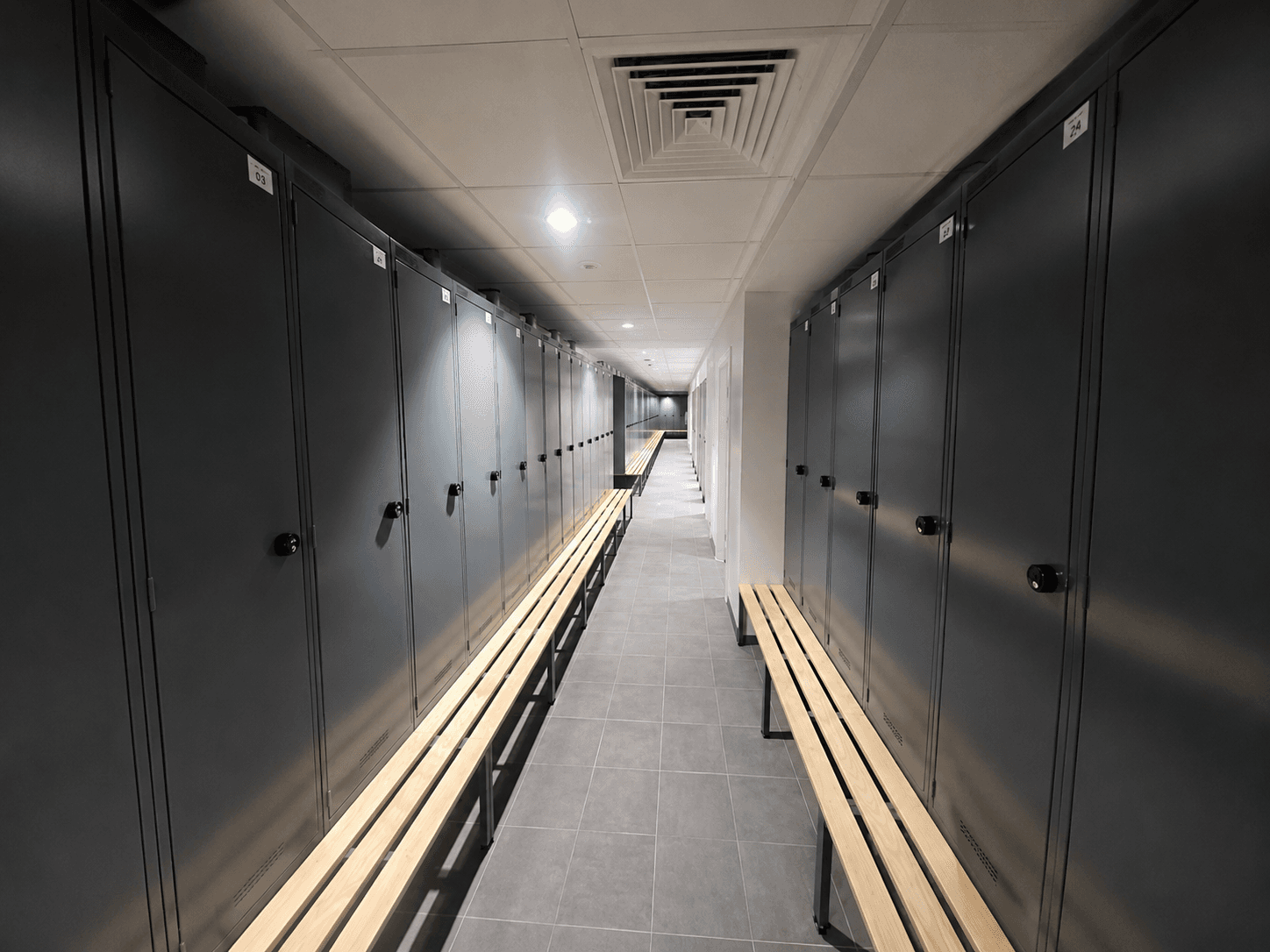 Locker Room Tiling by KB Tiling Essex