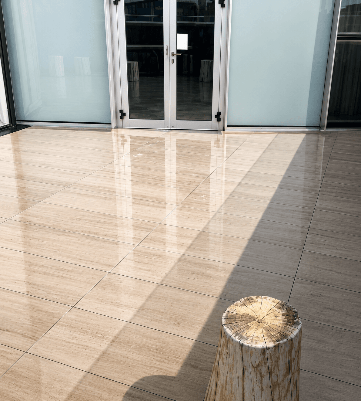Large format tiling project by KB Tiling Essex