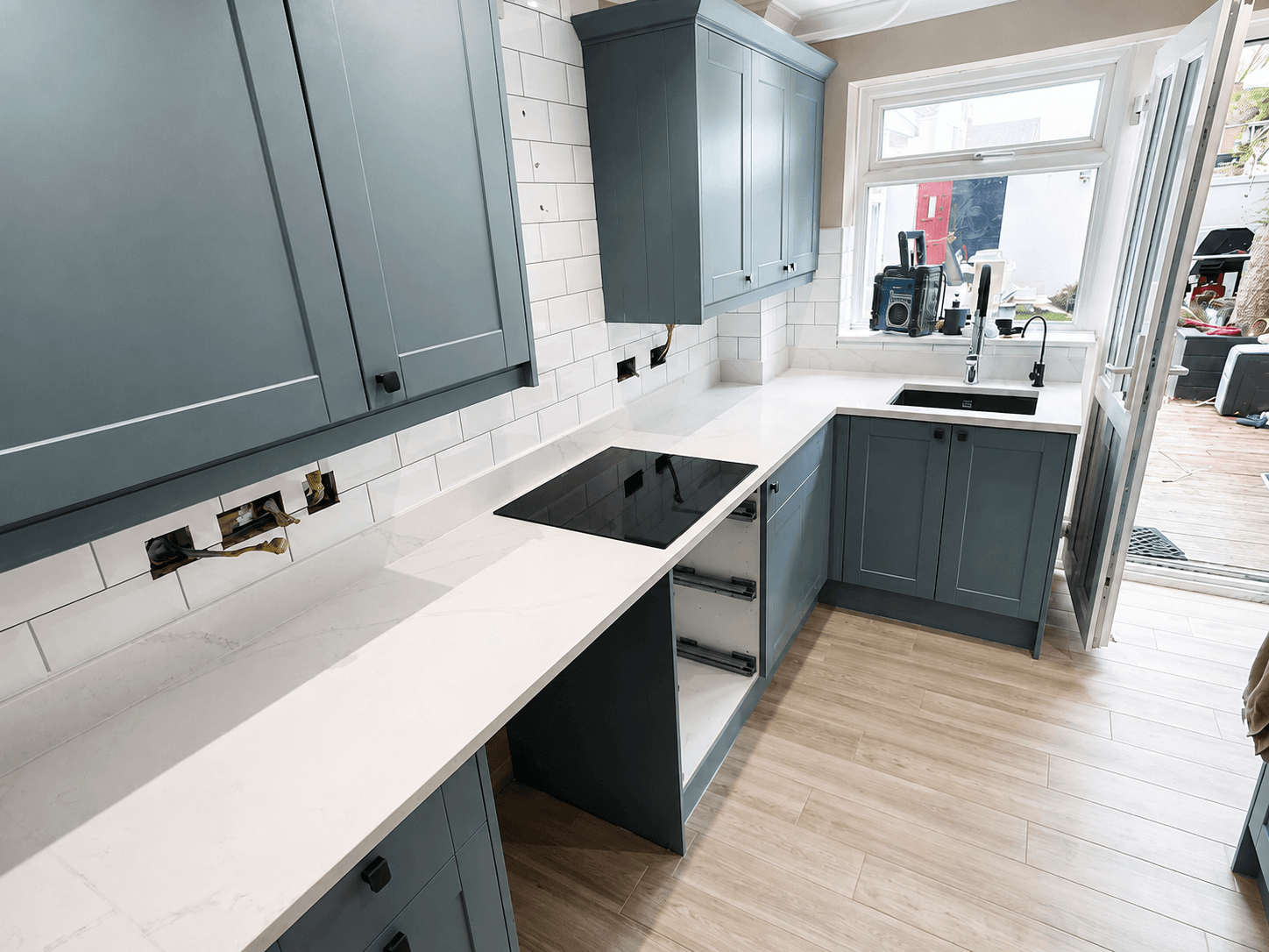 Wall and floor tiling project by KB Tiling Essex